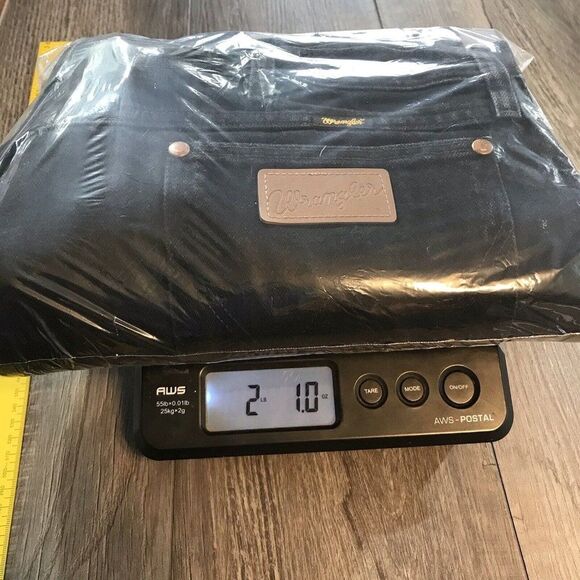 Wrangler Mens Black Denim Jeans Style 13MWZWK Marked 40/34 (39/33.5) - Picture 11 of 12